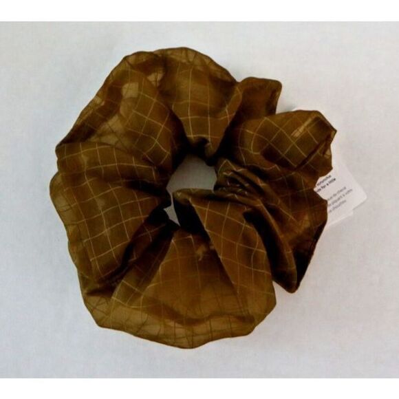 Lululemon W9DOPS-GLSC O/S Gold Spice/Mustard Gold Uplifting Scrunchie *Oversized - Picture 2 of 5
